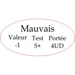 Marqueur Général "Mauvais"