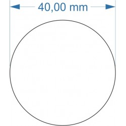 Aimant rond diamètre 40mm adhésif