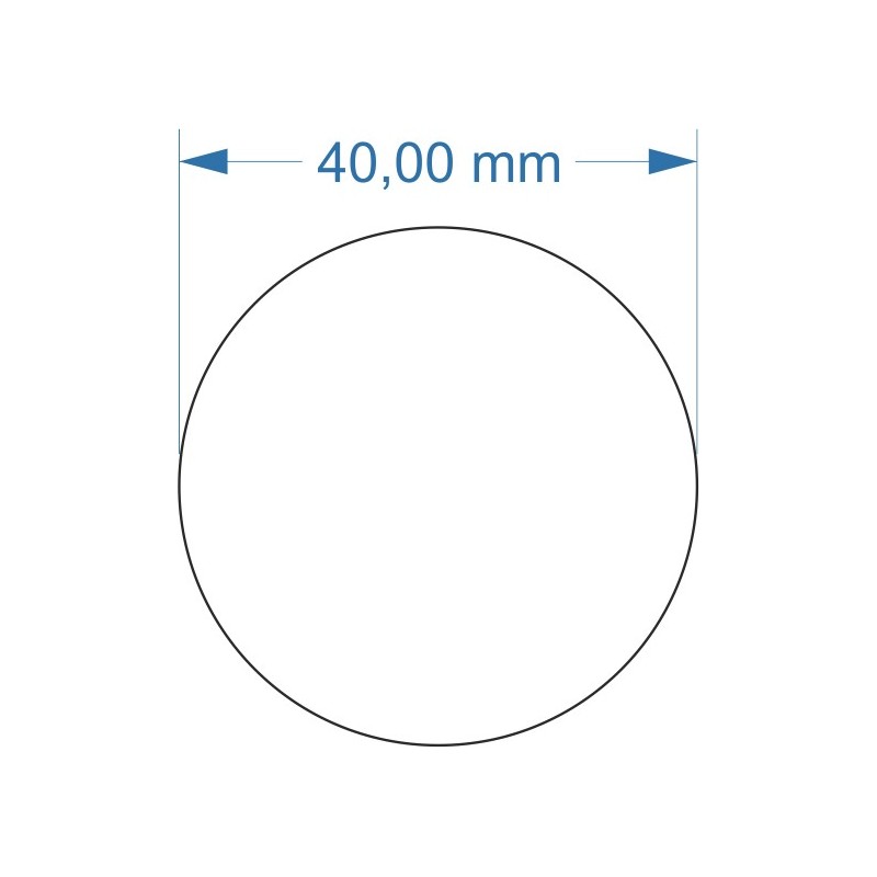 Aimant rond adhésif fin - Ø 10 x 1 mm face sud - lot de 500 - by-pixcl